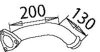 DINEX 50233 Exhaust Pipe